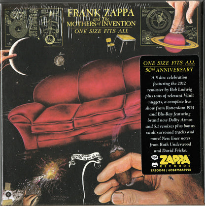 Frank Zappa And The Mothers Of Invention* : One Size Fits All (50th Anniversary) (4xCD, Album, RE, RM + Blu-ray, Blu-ray-A, Quad, RE)