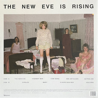 The New Eves : The New Eve Is Rising (LP, Album, Ltd, Pin)
