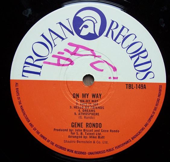 Gene Rondo : On My Way (LP, Album)