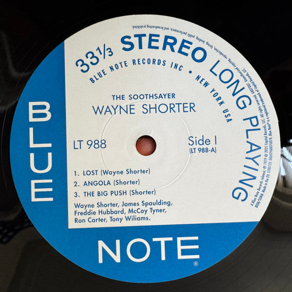 Wayne Shorter : The Soothsayer (LP, Album, RE, 180)