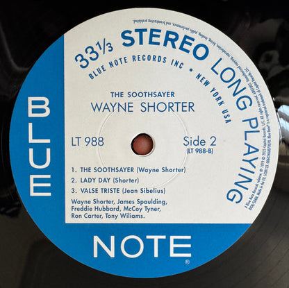 Wayne Shorter : The Soothsayer (LP, Album, RE, 180)