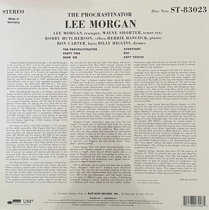 Lee Morgan : The Procrastinator (LP, Album, RE)