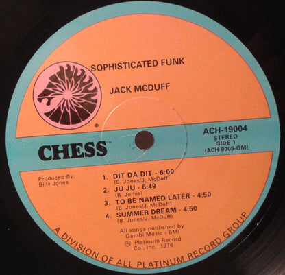 Jack McDuff* : Sophisticated Funk (LP, Album, RE)