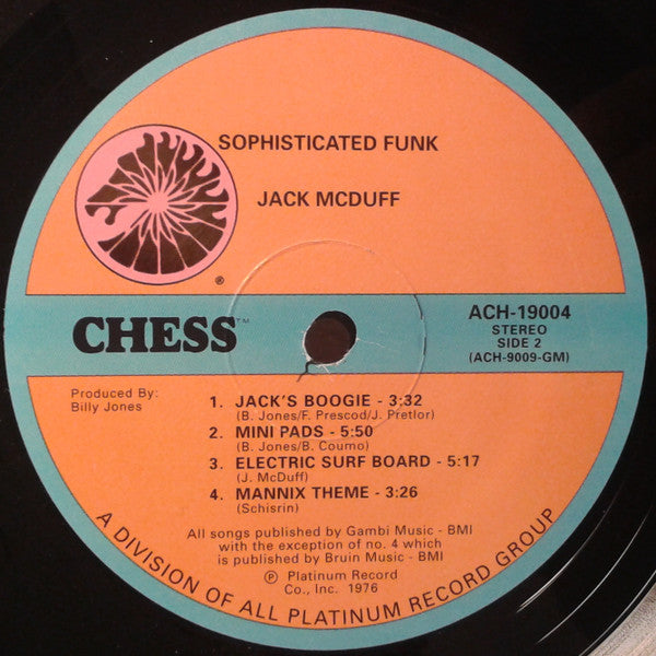 Jack McDuff* : Sophisticated Funk (LP, Album, RE)