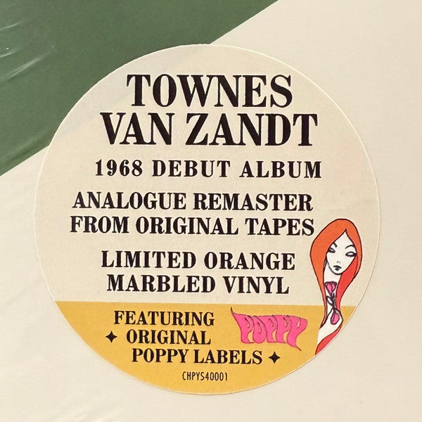 Townes Van Zandt : For The Sake Of The Song (LP, Album, Ltd, RE, RM, Ora)