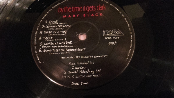 Mary Black : By The Time It Gets Dark (LP)