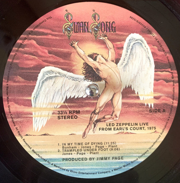 Led Zeppelin : Live EP (12", EP, RM)