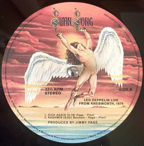 Led Zeppelin : Live EP (12", EP, RM)