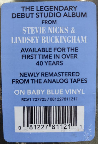 Buckingham Nicks : Buckingham Nicks (LP, Album, RE, RM, Blu)