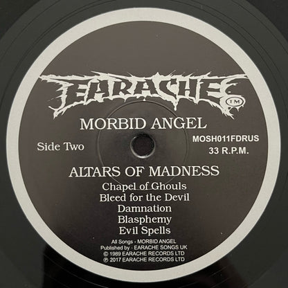 Morbid Angel : Altars Of Madness (LP, Album, RE, RM, Gat)