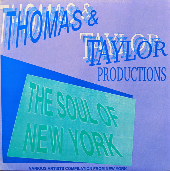 Various : Thomas & Taylor Productions - The Soul Of New York (LP, Comp)
