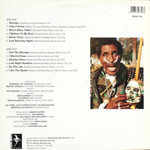 Screamin' Jay Hawkins : Stone Crazy (LP, Album)