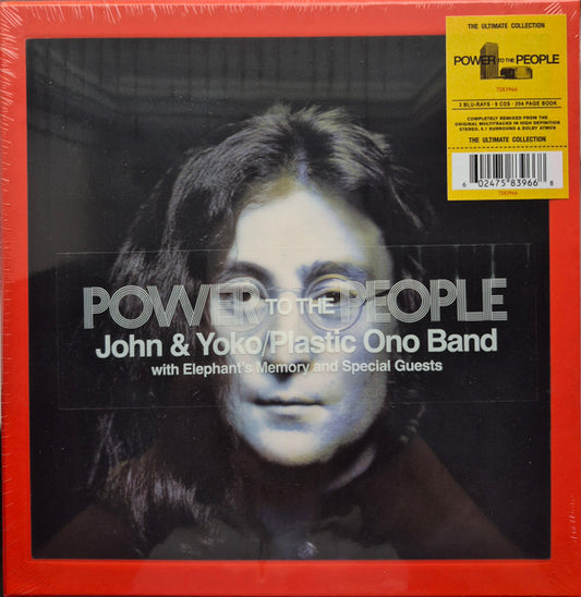 John Lennon & Yoko Ono / The Plastic Ono Band With Elephants Memory : Power To The People (9xCD, Album + 3xBlu-ray, Blu-ray-A, Multichannel +)