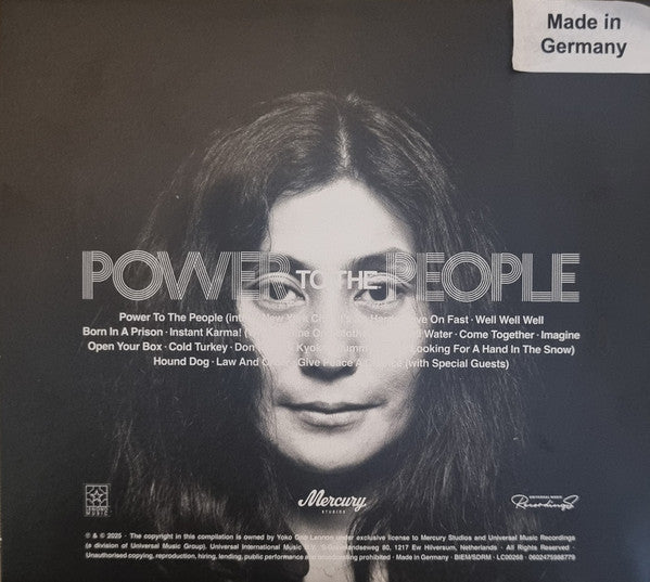 John & Yoko* / Plastic Ono Band* With Elephants Memory And Special Guests* : Power To The People (Live At The One To One Concert New York City, 1972) (CD, Album)