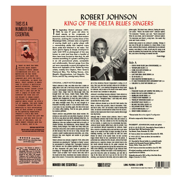 Robert Johnson : King Of The Delta Blues Singers (LP, Ltd)