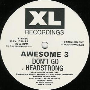Awesome 3 : Don't Go (12", Ltd, RE)