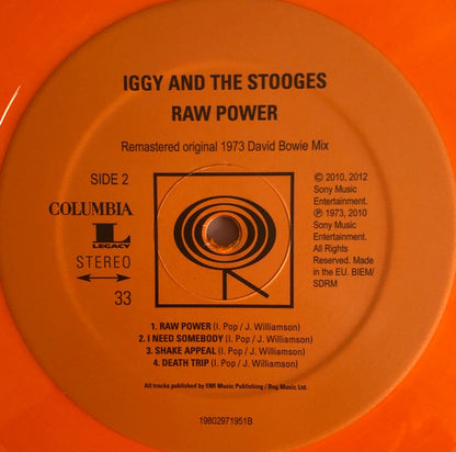 Iggy And The Stooges* : Raw Power (LP, Album, Ltd, RE, RM, RP, Ora)