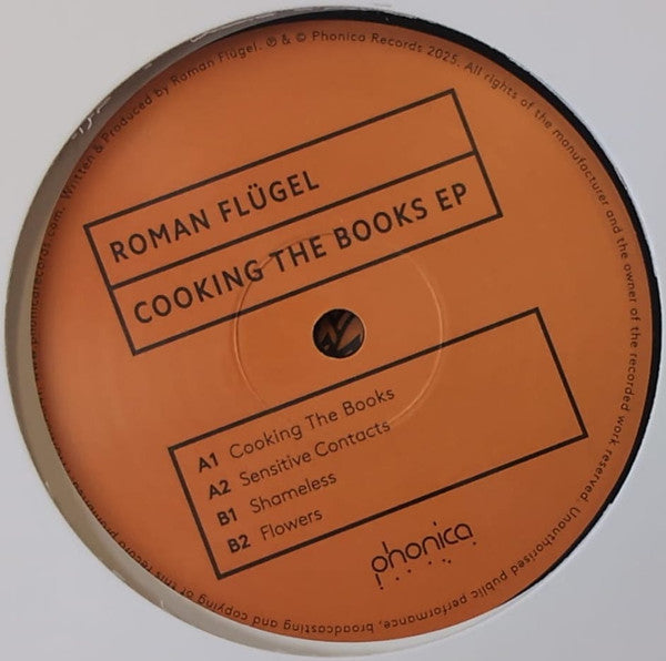 Roman Flügel : Cooking The Books EP (12", EP)