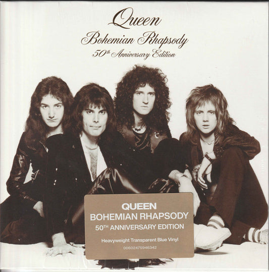 Queen : Bohemian Rhapsody (50th Anniversary Edition) (7", Single, RE, Blu)