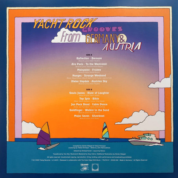 Various : Under And Above The Clouds (Yacht Rock Grooves From Germany & Austria 1979-1991) (LP, Comp, Bioplastic)
