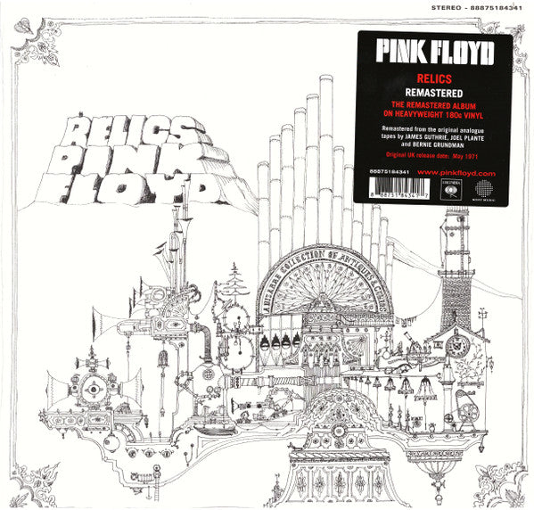 Pink Floyd : Relics (LP, Comp, Mono, RE, RM, 180)