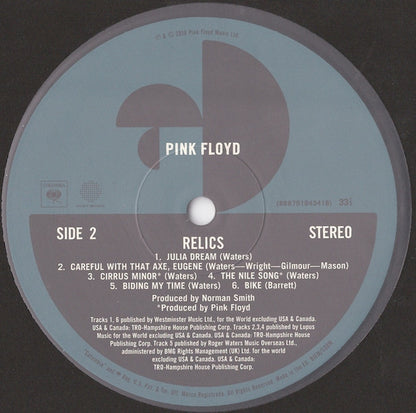 Pink Floyd : Relics (LP, Comp, Mono, RE, RM, 180)