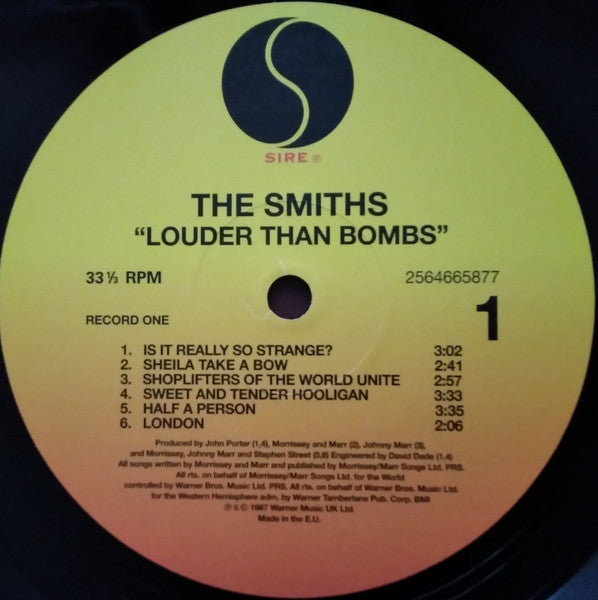 The Smiths : Louder Than Bombs (2xLP, Comp, RE, 180)