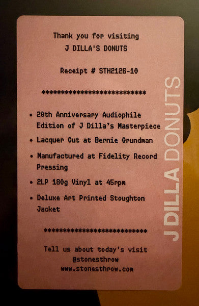 J Dilla : Donuts 2xLP, Album, RE, 20t (M / NM or M-) - Dig Vinyl