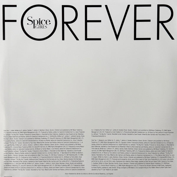 Spice Girls : Forever (LP, Album, Ltd, RE, 25t)