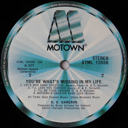 G.C. Cameron : You're What's Missing In My Life (LP, Album)