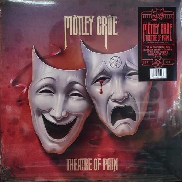 Mötley Crüe : Theatre Of Pain LP, Album, Ltd, RE, Pur (M / M