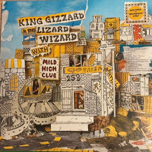King Gizzard And The Lizard Wizard With Mild High Club : Sketches Of Brunswick East (LP, Album, Bioplastic, M/Print, RE, Bla)
