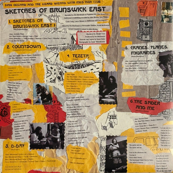 King Gizzard And The Lizard Wizard With Mild High Club : Sketches Of Brunswick East (LP, Album, Bioplastic, M/Print, RE, Bla)