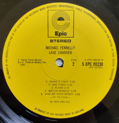 Michael Fennelly : Lane Changer (LP, Album)