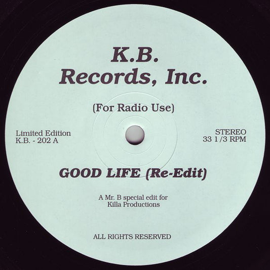 Killa Productions : Good Life / Give It Up (Re-Edits) (12", Ltd)