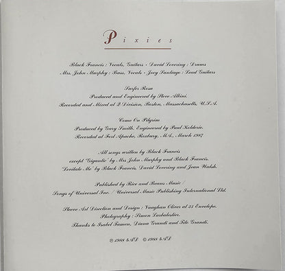 Pixies : Surfer Rosa & Come On Pilgrim (CD, Comp, RE)