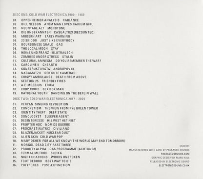Various : Cold War Electronica (2xCD, Comp)