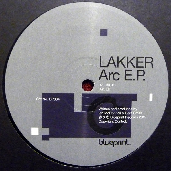 LAKKER : Arc E.P. (12", EP)