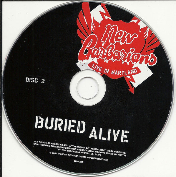 The New Barbarians : Live In Maryland: Buried Alive (2xCD, Album)