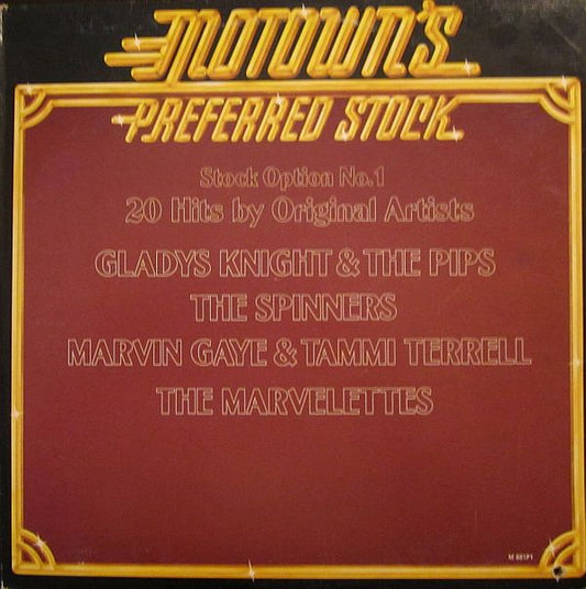 Various : Motown's Preferred Stock - Stock Option No. 1 (LP, Comp)