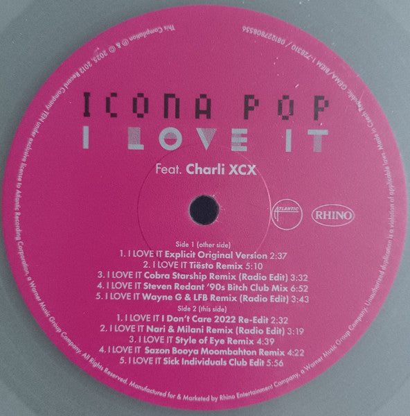 Icona Pop Feat. Charli XCX : I Love It 12