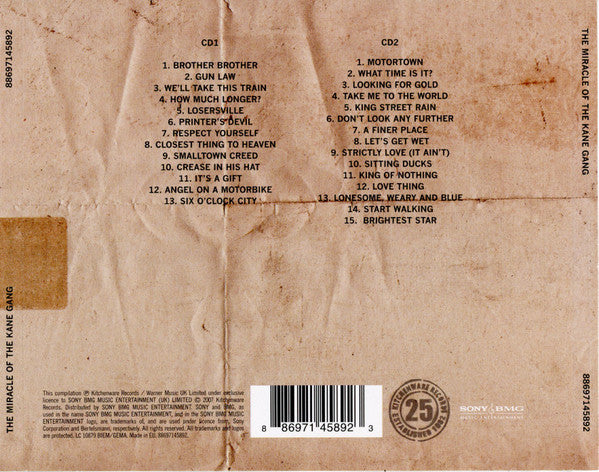 The Kane Gang : The Miracle Of The Kane Gang (2xCD, Comp)