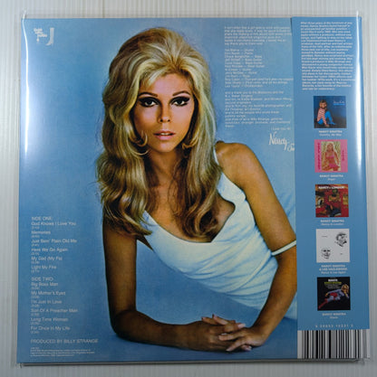 Nancy Sinatra : Nancy (LP, RE, Blu + Flexi, 7", Shape, S/Sided, Whi + Alb)