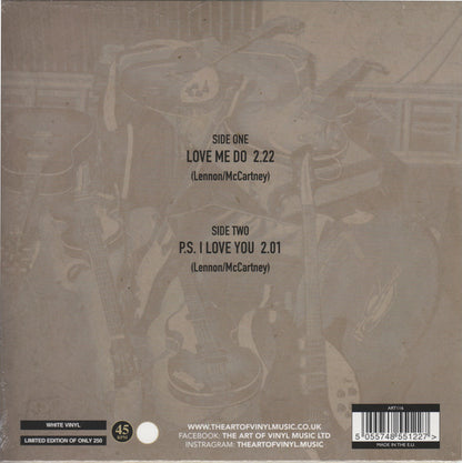 The Beatles : Love Me Do (7", Ltd, Unofficial, Whi)