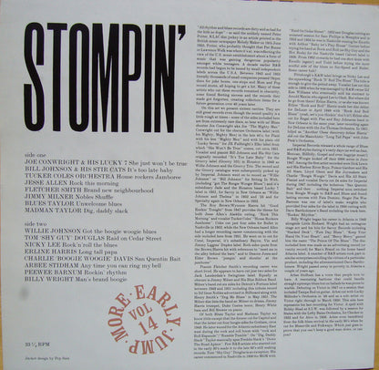 Various : Stompin' Volume 14 - More Early Jump (LP, Comp, Unofficial)