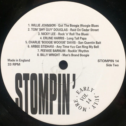 Various : Stompin' Volume 14 - More Early Jump (LP, Comp, Unofficial)