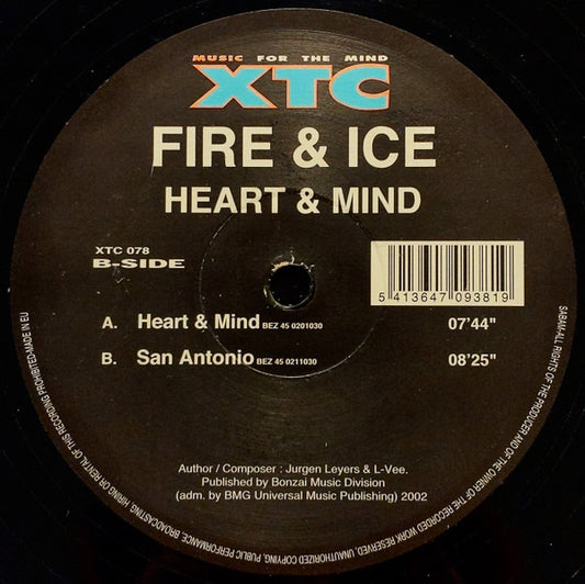 Fire & Ice : Heart & Mind (12")