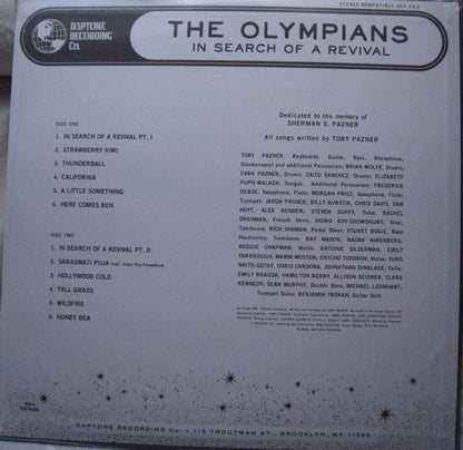 The Olympians : In Search Of A Revival (LP, Album, Ltd, Sky)