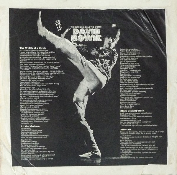 David Bowie : The Man Who Sold The World (LP, Album, RE, RP)