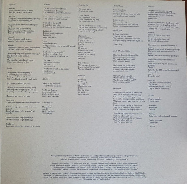 Alex G (2) : God Save The Animals (LP, Album)